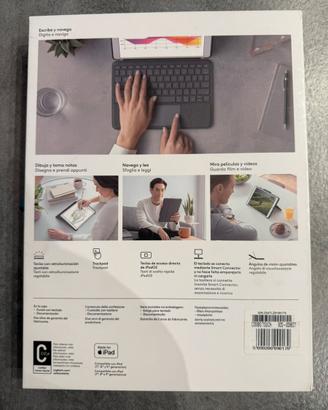 Logitech Combo Touch per iPad 7ª/8ª/9ª gen - Nuova