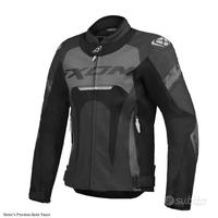 IXON Giacca Moto Pelle Jackal Uomo - Nero - Motor'