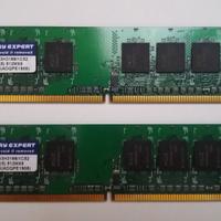 Memoria RAM DDR2 512MBx2 PC2-5300 DDR2 667 DIMM 24