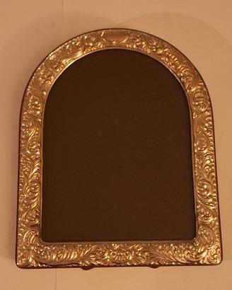Cornice Portafoto ad Arco in Argento 925 e Legno.