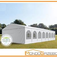 Tendone 16x8 feste telo PVC 550gr/mq gazebo serra