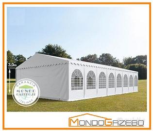 Tendone 16x8 feste telo PVC 550gr/mq gazebo serra