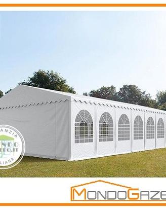 Tendone 16x8 feste telo PVC 550gr/mq gazebo serra