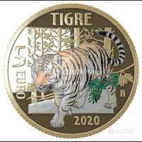 Moneta 5 euro Tigre