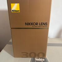 Scatola nikon 300mm F4 ED