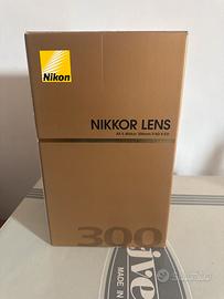 Scatola nikon 300mm F4 ED