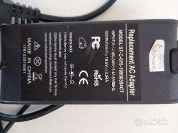 caricabatterie AC adapter di ricambio ADP-90SB R