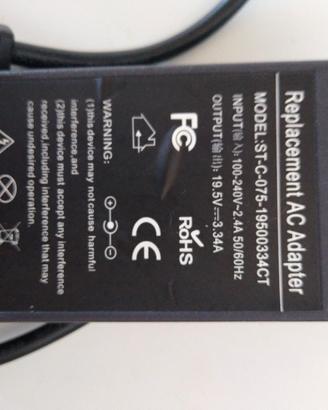 caricabatterie AC adapter di ricambio ADP-90SB R
