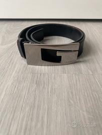 Cintura originale Gucci in pelle con fibbia G