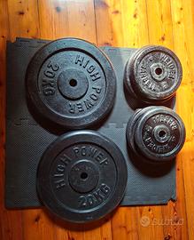 PESI, DISCHI, BILANCIERE PALESTRA