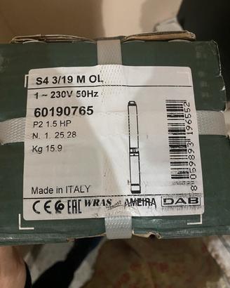 Pompa sommersa da pozzo