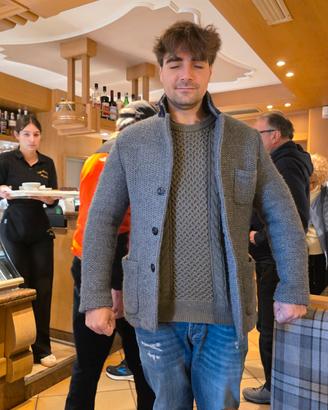 Giacca uomo in lana cotta – Route des Garden (Tagl