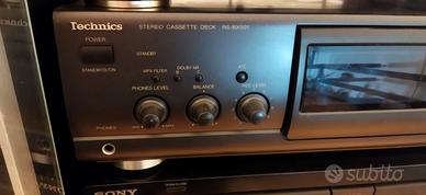 piastra a cassetta technics rs BX 501