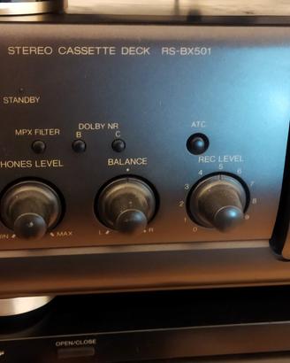 piastra a cassetta technics rs BX 501