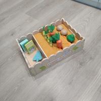 Set orto in legno - il giardino delle verdure