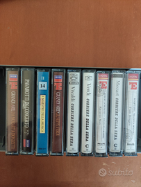 Audiocassette di musica classica e operistica