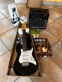 Chitarra Elettrica con cassa e custodia
