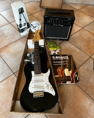 Chitarra Elettrica con cassa e custodia