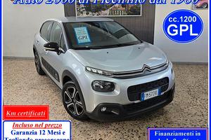 Citroen C3 1200 GPL Tagliando e Garanzia12mesi