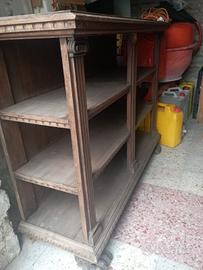 Dispensa Antica del 1800 noce con Piede di leone