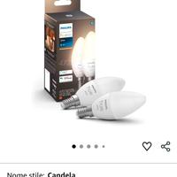 2 lampadine Philips Hue E14 White come nuove