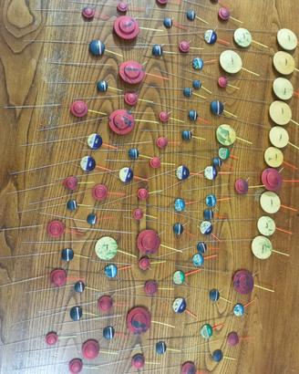 94 galleggianti lecca lecca per gare varie misure