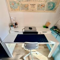 Scrivania e sedia regolabili