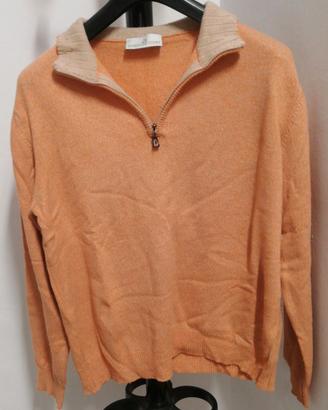 maglione girocollo con cerniera Hampton Court