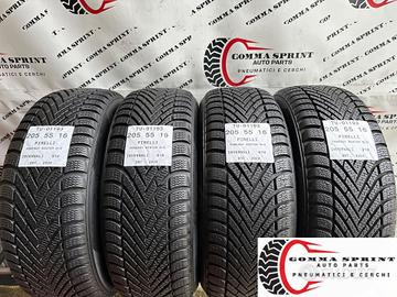 4 PNEUMATICI 205/55 R16 PIRELLI INVERNALI KM0