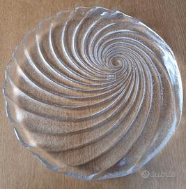 Piatto Torta IVV nuovo in vetro 