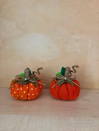 Zucche halloween 2 pezzi