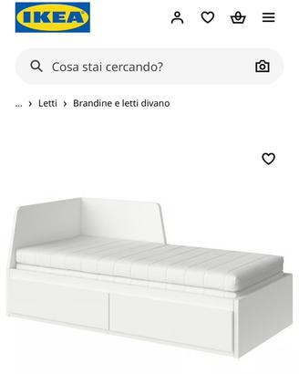 Letto singole apribile completo di materassi