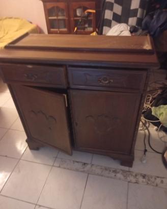 credenza legno massiccio 