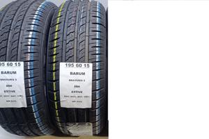 2 GOMME 195 60 15 BARUM 100% RIF3375