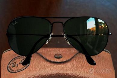 OCCHIALI  RAI BAN AVIATOR ORIGINALI ANNI 80