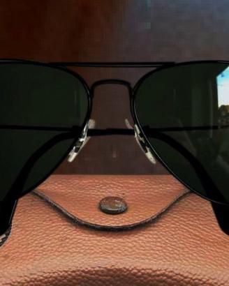 OCCHIALI  RAI BAN AVIATOR ORIGINALI ANNI 80