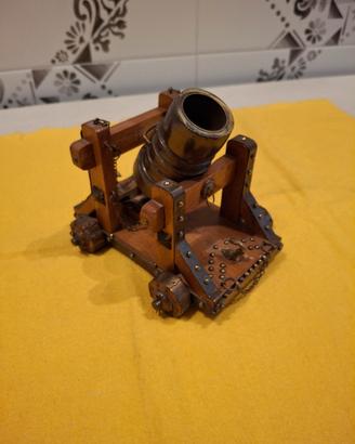 Modellino di cannone medievale