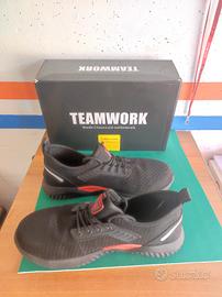 Scarpe antinfortunistiche basse Teamwork n.40 (ves