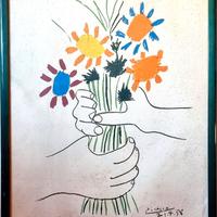 PICASSO - "Bouquet of Peace" 1958, litografia
