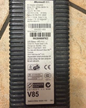 Alimentatore originale Xbox 360