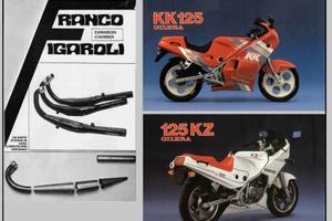Scarico artigianale per Gilera KK 125 KZ 125