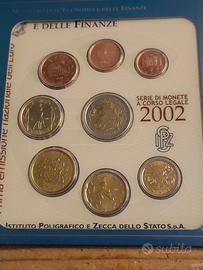 "PRIMA EMISSIONE NAZIONALE DELL'EURO"-ANNO 2002-