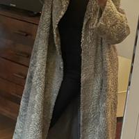Cappotto vintage astrakan lungo