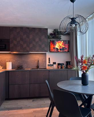 Dentro la Pista da sci Marilleva 1400 Monolocale