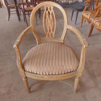 poltrona del XVII secolo laccata