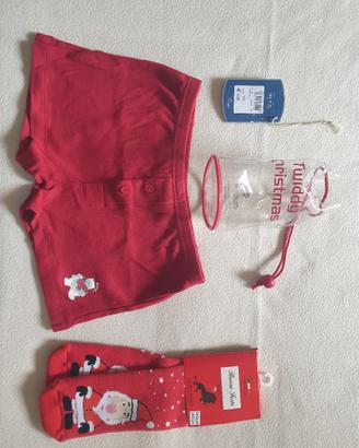 mutande boxer e antiscivolo natalizi bambini