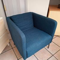 Poltrona ikea color blue