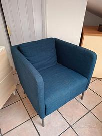 Poltrona ikea color blue