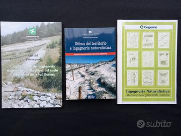 Lotto 3 libri di Ingegneria Naturalistica