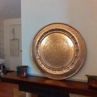 Vassoio marocchino grande in rame massiccio - inci